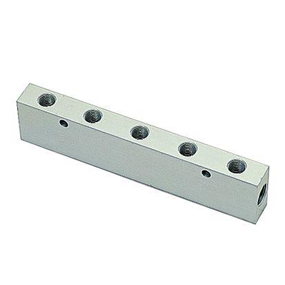 3313 13 21 04 | VERDEELBLOK ALUM  DUBBEL BSP INW  CIL  - C1 : G1/2 - C2 : G1/4