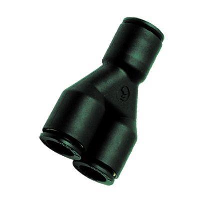 3140 08 00 | Y KOPPELING GELIJKE EN ONGELIJK - DIAM D : 8MM - DIAM D1 : 8MM