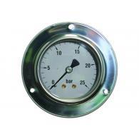 MANOMETER 106006 MESSING  63MM  0-10 BAR A.A. G1/4 KLASSE 2.5