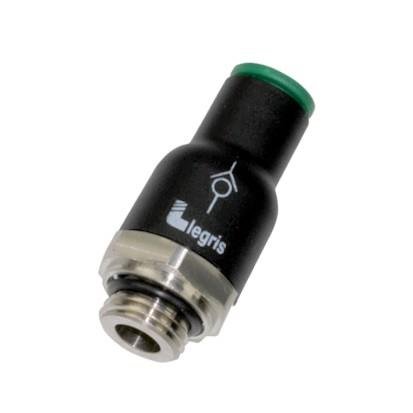 7984 06 13 | TERUGSLAGKLEP TOEVOER INSTEEK/BSP CILIND  EN METR  - DIAM D : 6MM - C : G1/4