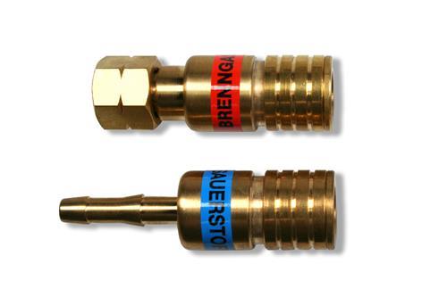 SNELKOPPELING ZUURSTOF - TULE 6 MM   TYPE ESZET TS