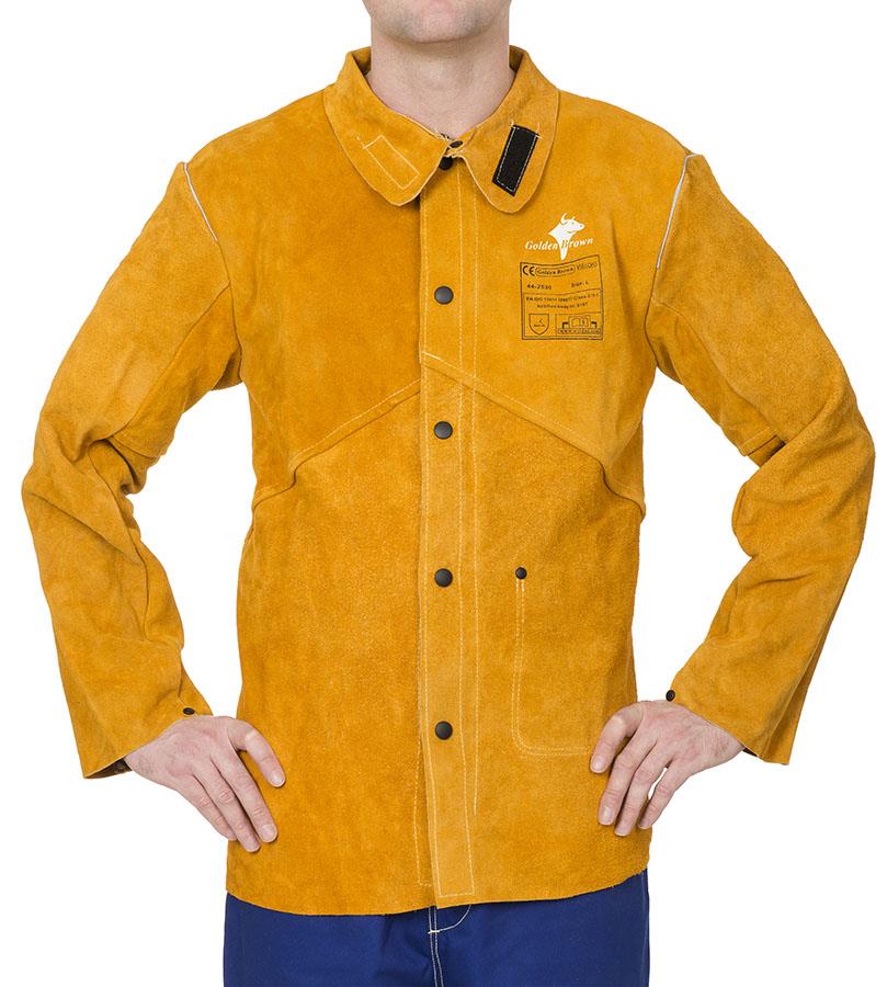 GOLDEN BROWN LAS-JACKET L=76 CM MAAT M