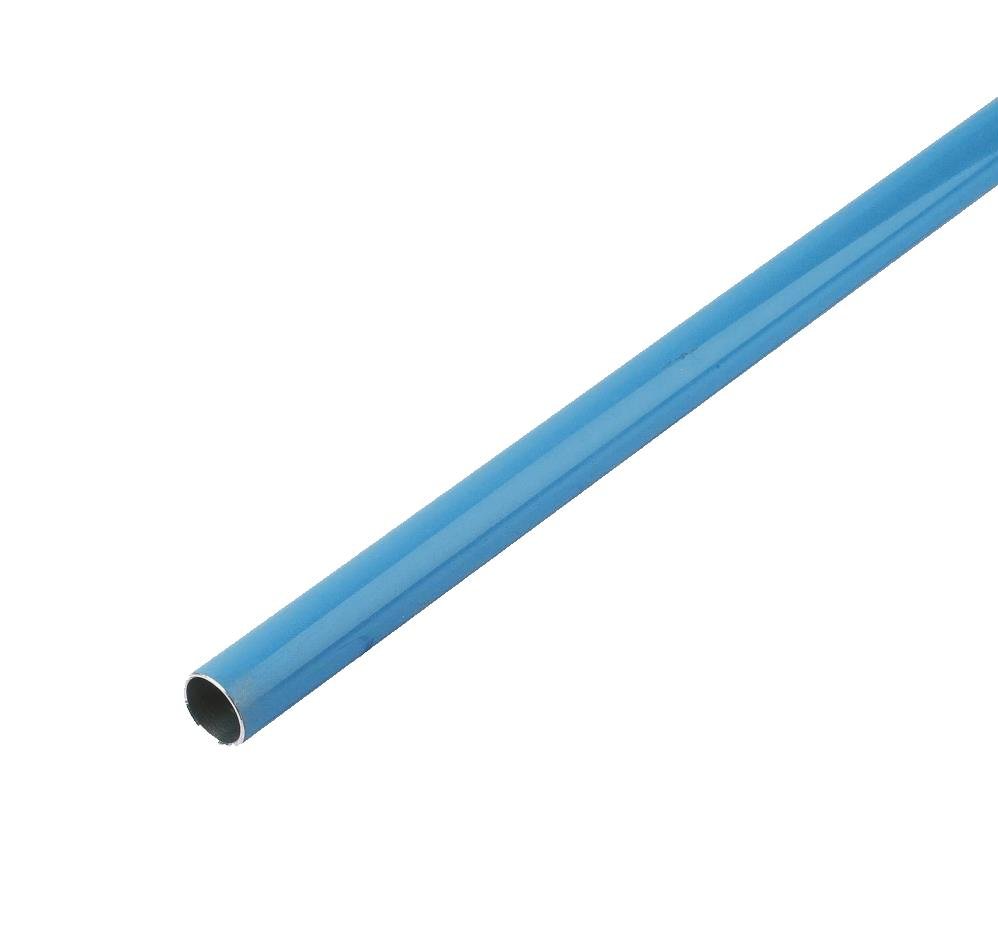 1006A25 04 00 | BUIS ALUM. BLAUW 25X22 ZONDER BORING L=6 METER