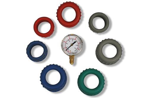 MANOMETER BESCHERMKAP ROOD Ø50