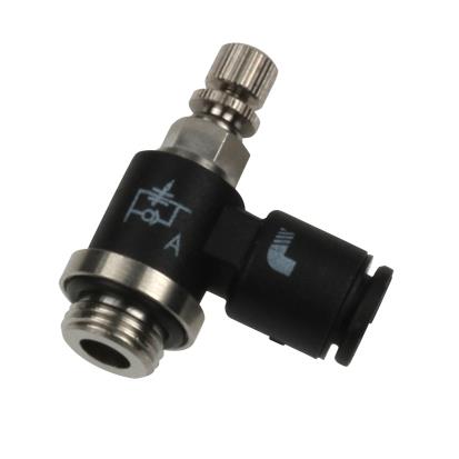 7660 06 10 | SNELH REGEL MINIATUUR UITLAAT CIL METR EN UNF - DIAM D : 6MM - C : G1/8